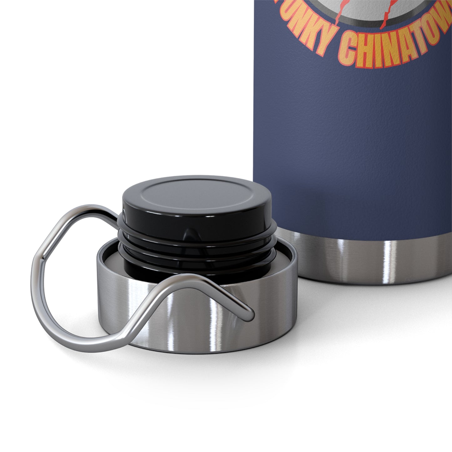 Funky China Men Funky China Town Copper Vacuum Insulated Bottle, 22oz