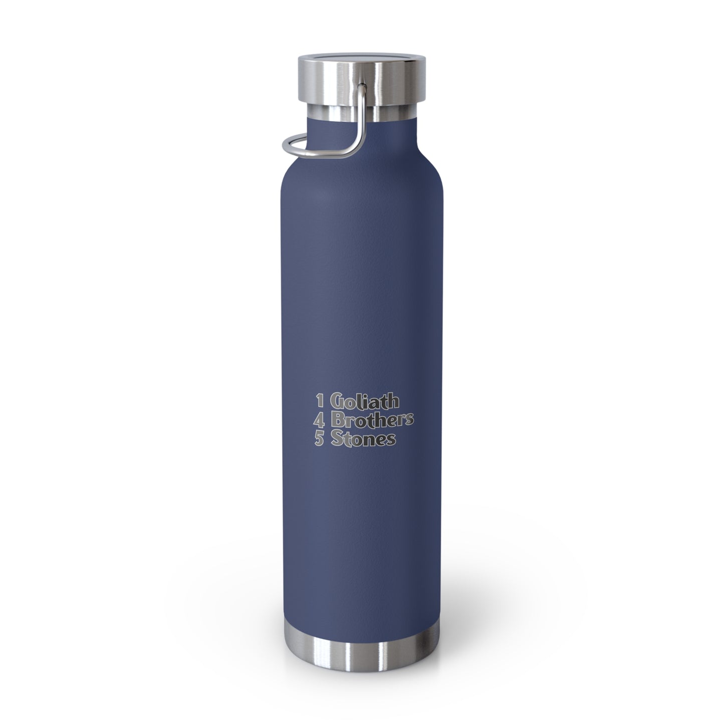 1 Goliath 4 Brothers 5 Stones / 5 Stones Tactical Copper Vacuum Insulated Bottle, 22oz