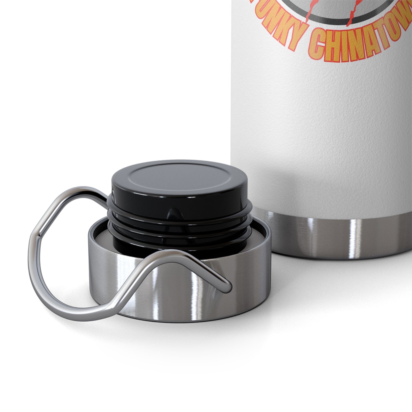 Funky China Men Funky China Town Copper Vacuum Insulated Bottle, 22oz