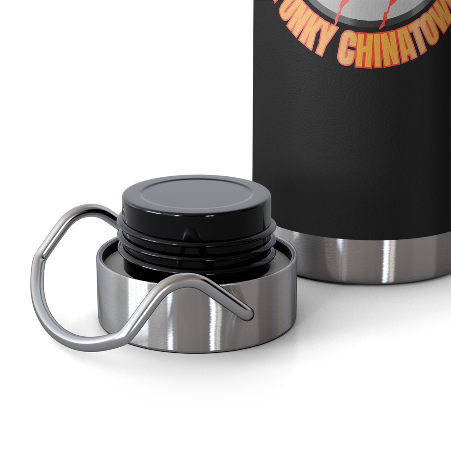 Funky China Men Funky China Town Copper Vacuum Insulated Bottle, 22oz