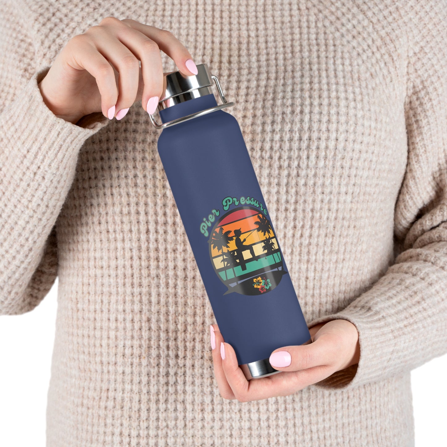Pier Pressure Copper Vacuum Insulated Bottle, 22oz