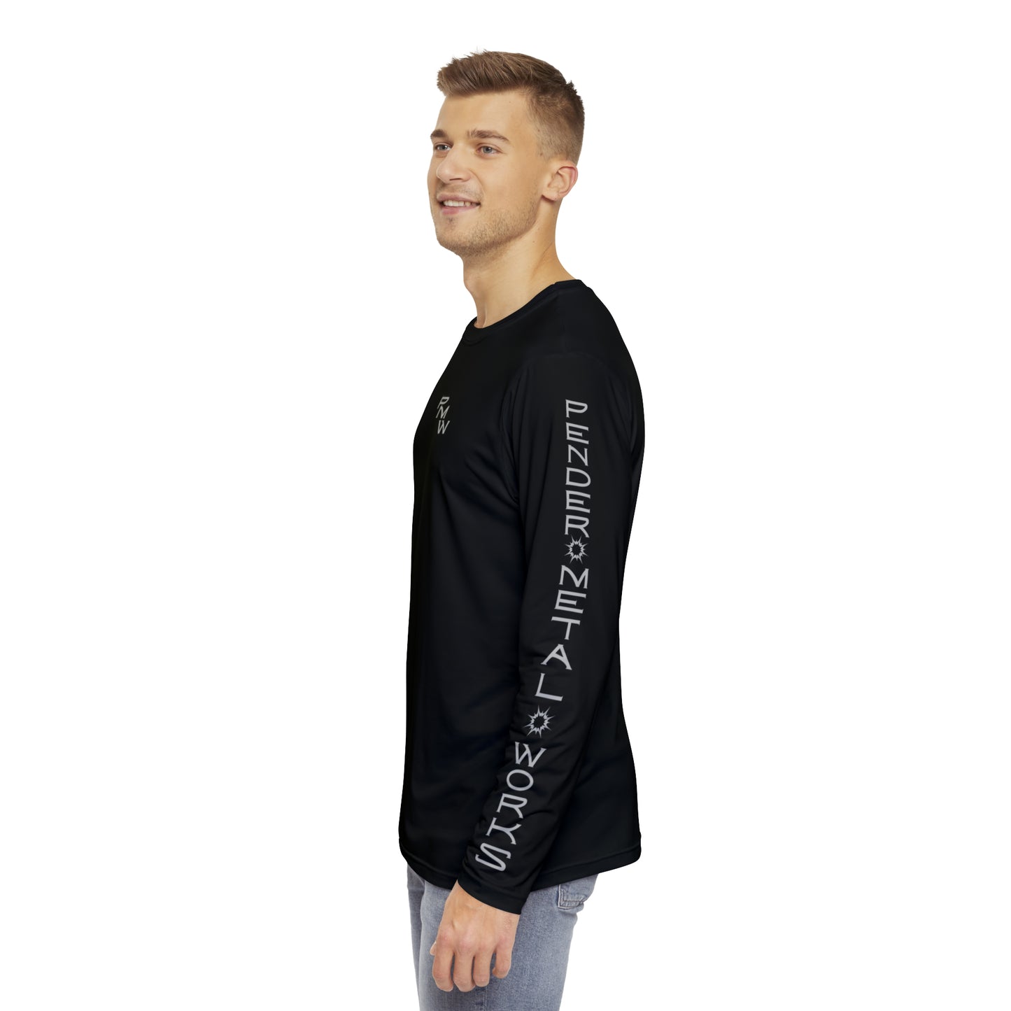 Pender Metal Works Men's Poly Long Sleeve Shirt (AOP)