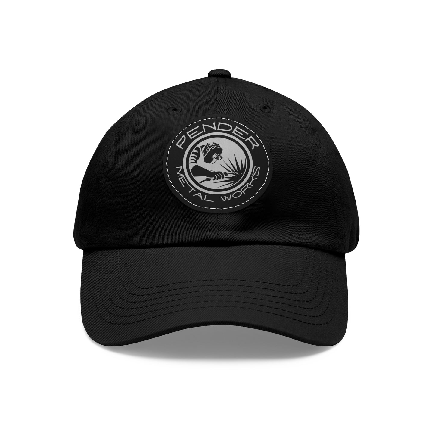 Pender Metal Works Hat with Leather Patch (Round)