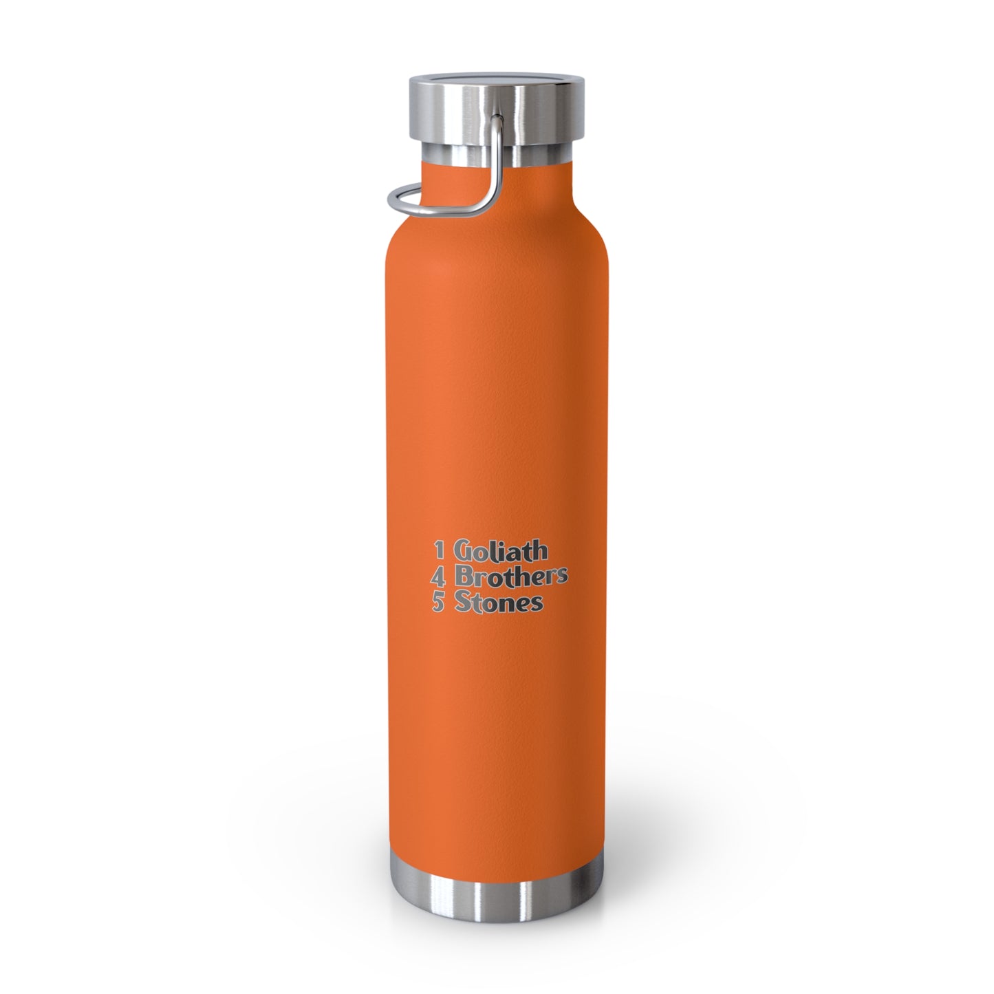 1 Goliath 4 Brothers 5 Stones / 5 Stones Tactical Copper Vacuum Insulated Bottle, 22oz