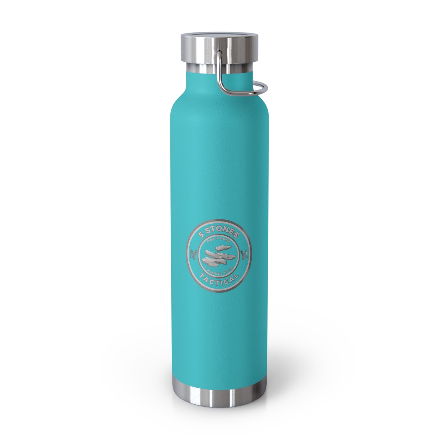 1 Goliath 4 Brothers 5 Stones / 5 Stones Tactical Copper Vacuum Insulated Bottle, 22oz