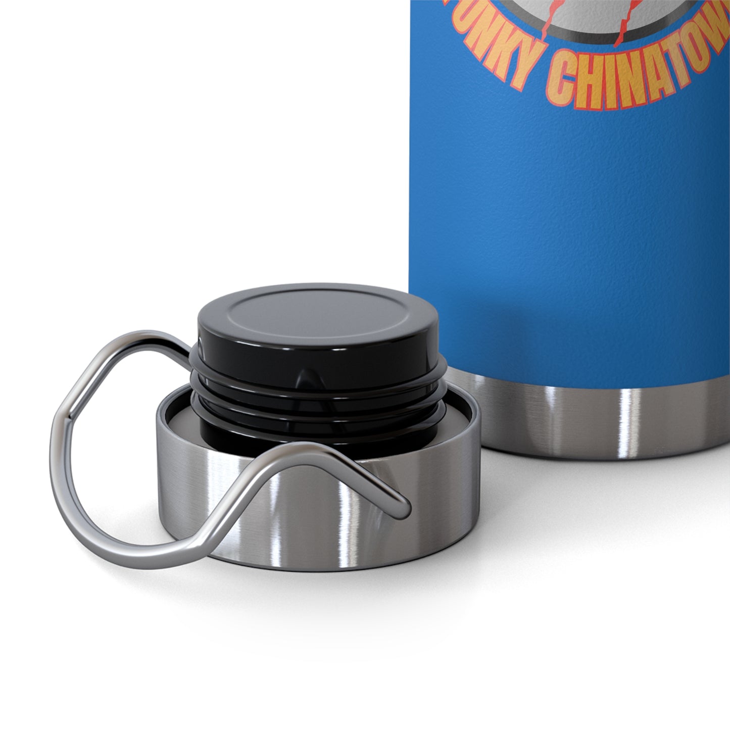 Funky China Men Funky China Town Copper Vacuum Insulated Bottle, 22oz