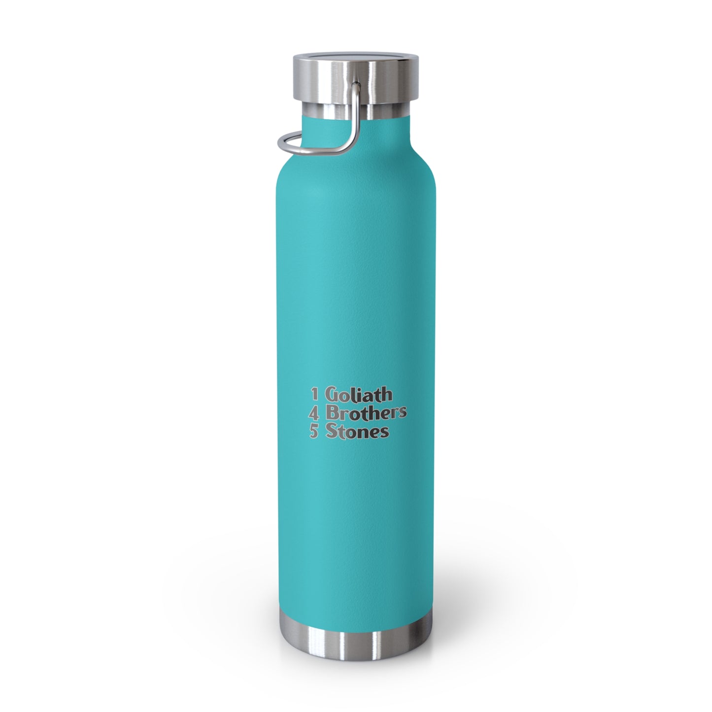 1 Goliath 4 Brothers 5 Stones / 5 Stones Tactical Copper Vacuum Insulated Bottle, 22oz