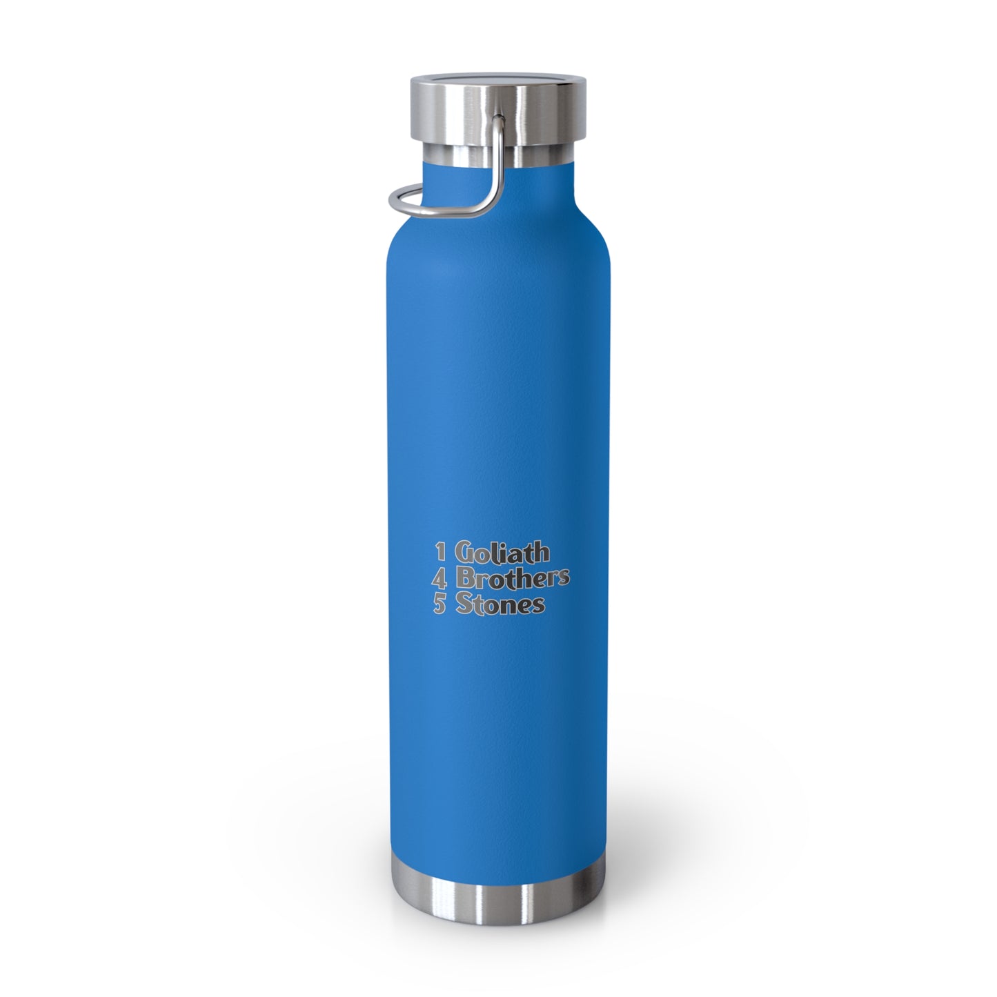 1 Goliath 4 Brothers 5 Stones / 5 Stones Tactical Copper Vacuum Insulated Bottle, 22oz