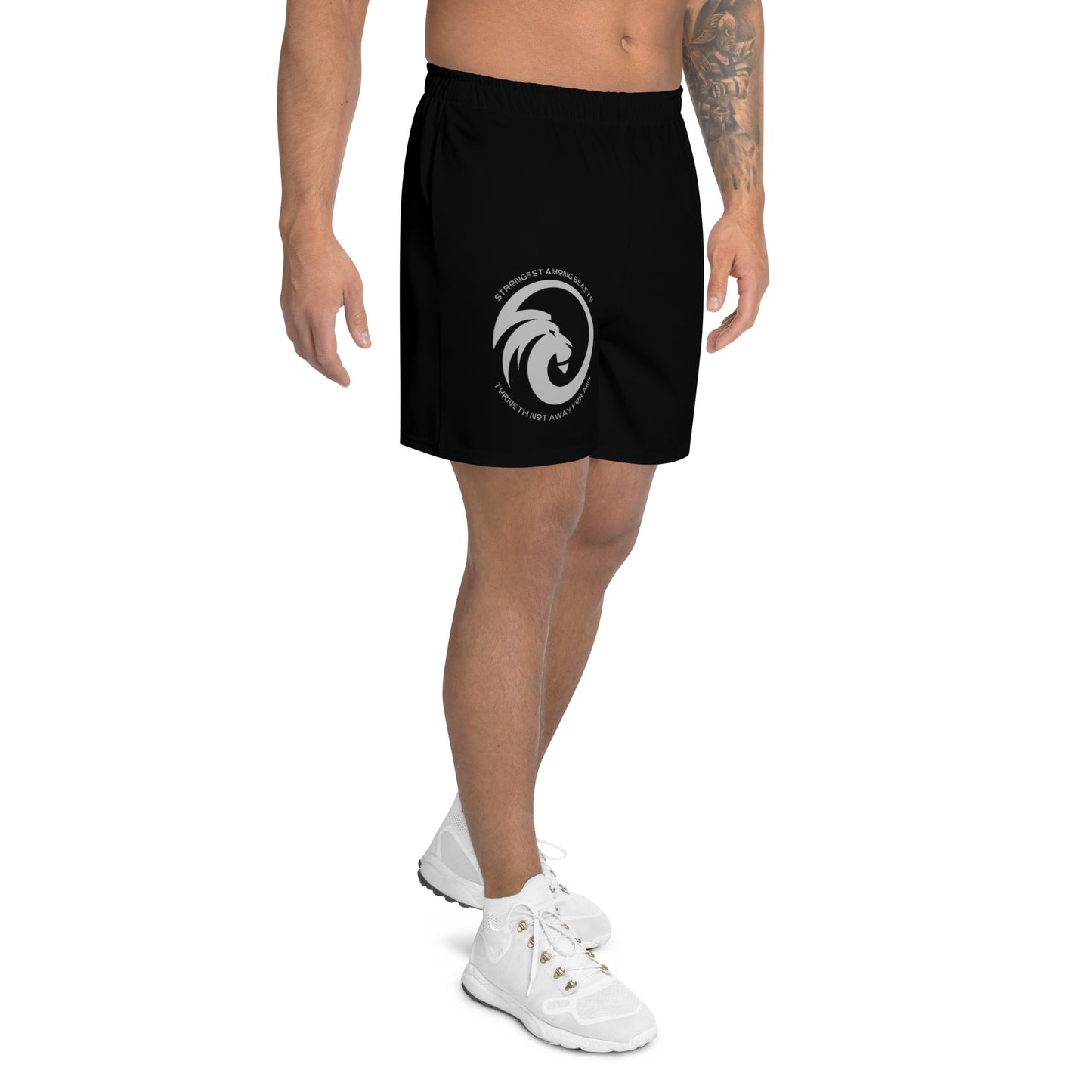 Strongest Among Beasts - Turneth Not Away For Any Men's Recycled Athletic Shorts