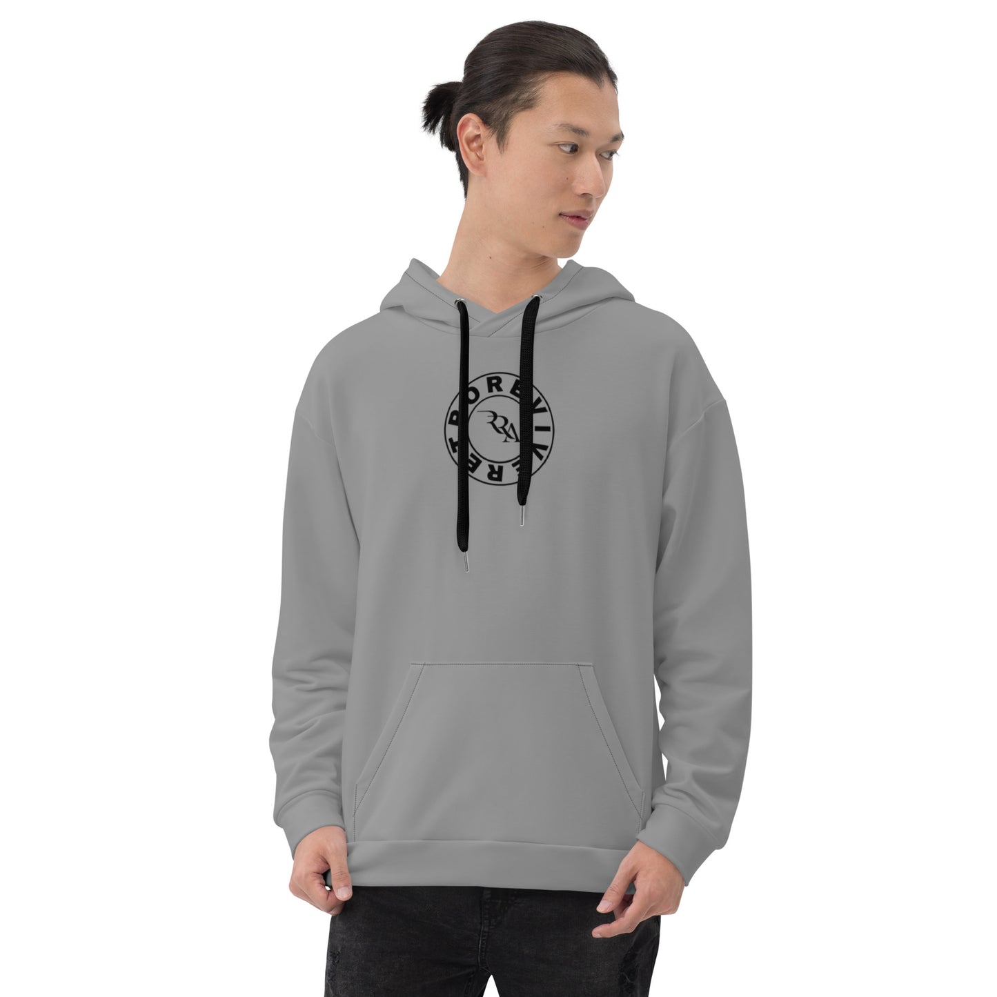 GOD'S WARRIOR Red and Black (Japanese) Unisex Poly-Hoodie