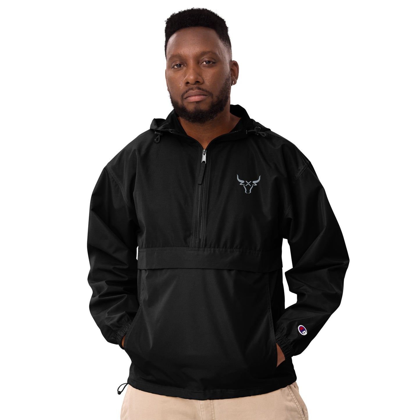 XRP BULL Embroidered Champion Packable Jacket