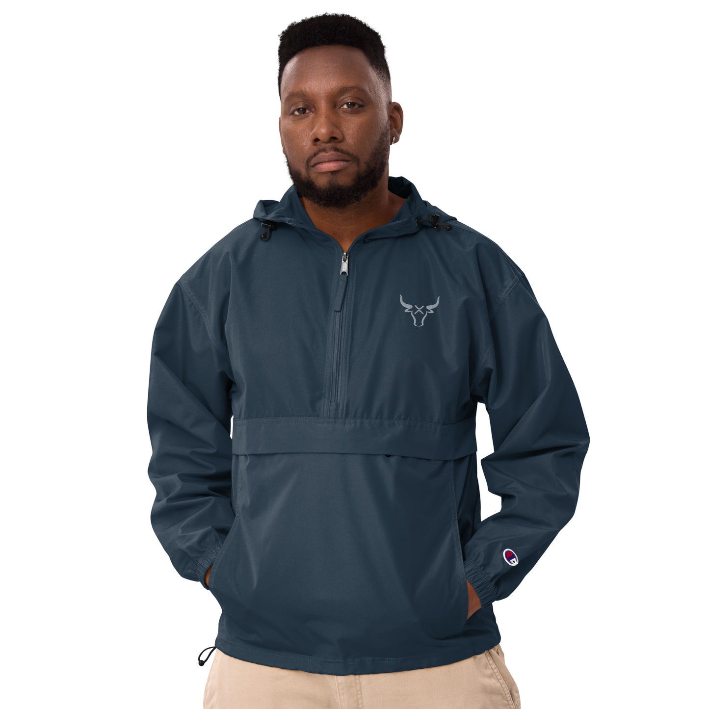XRP BULL Embroidered Champion Packable Jacket