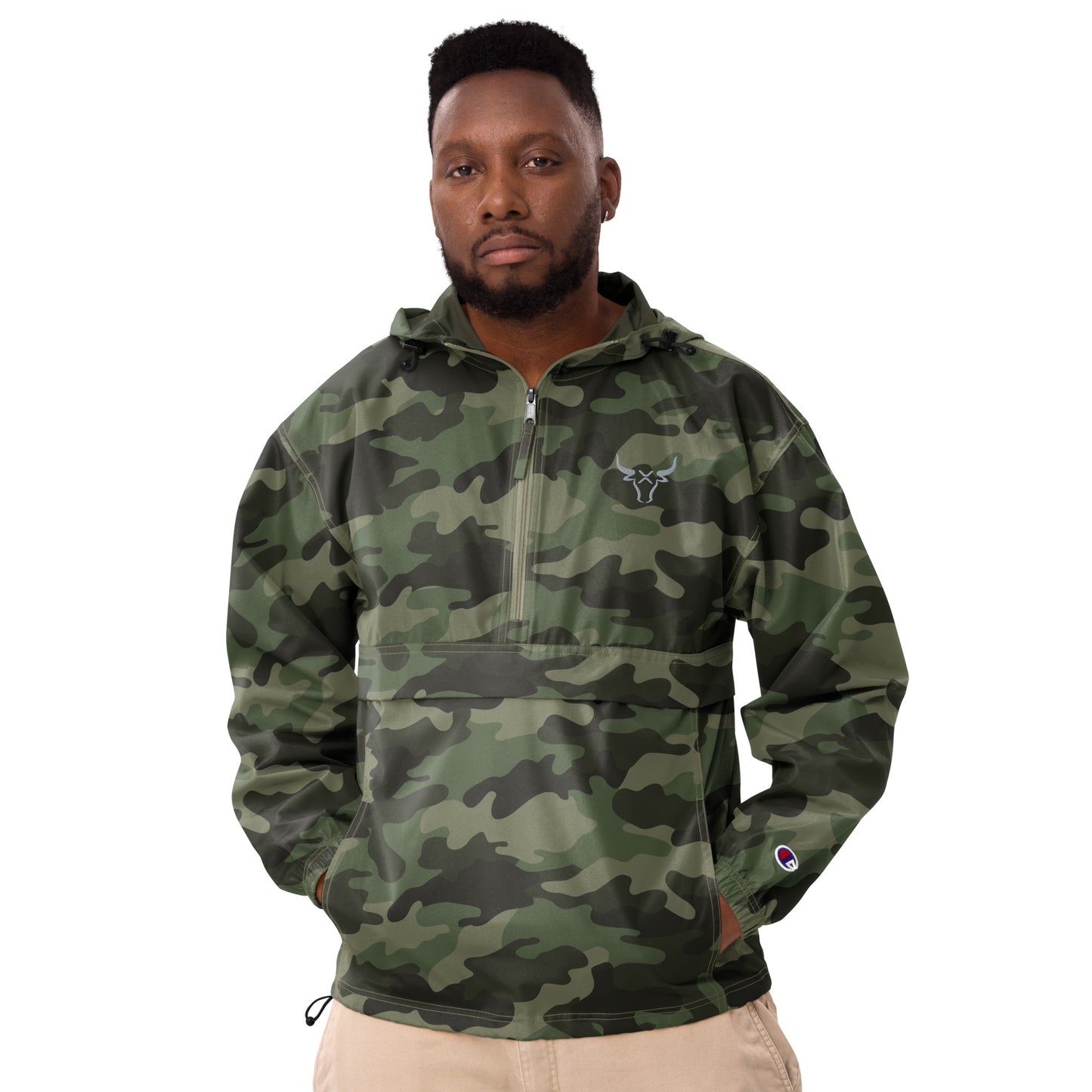 XRP BULL Embroidered Champion Packable Jacket