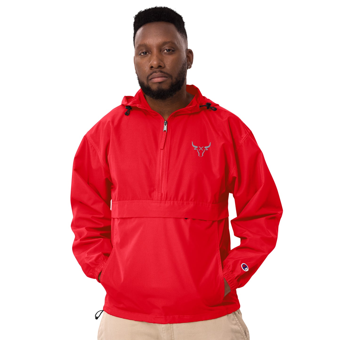 XRP BULL Embroidered Champion Packable Jacket