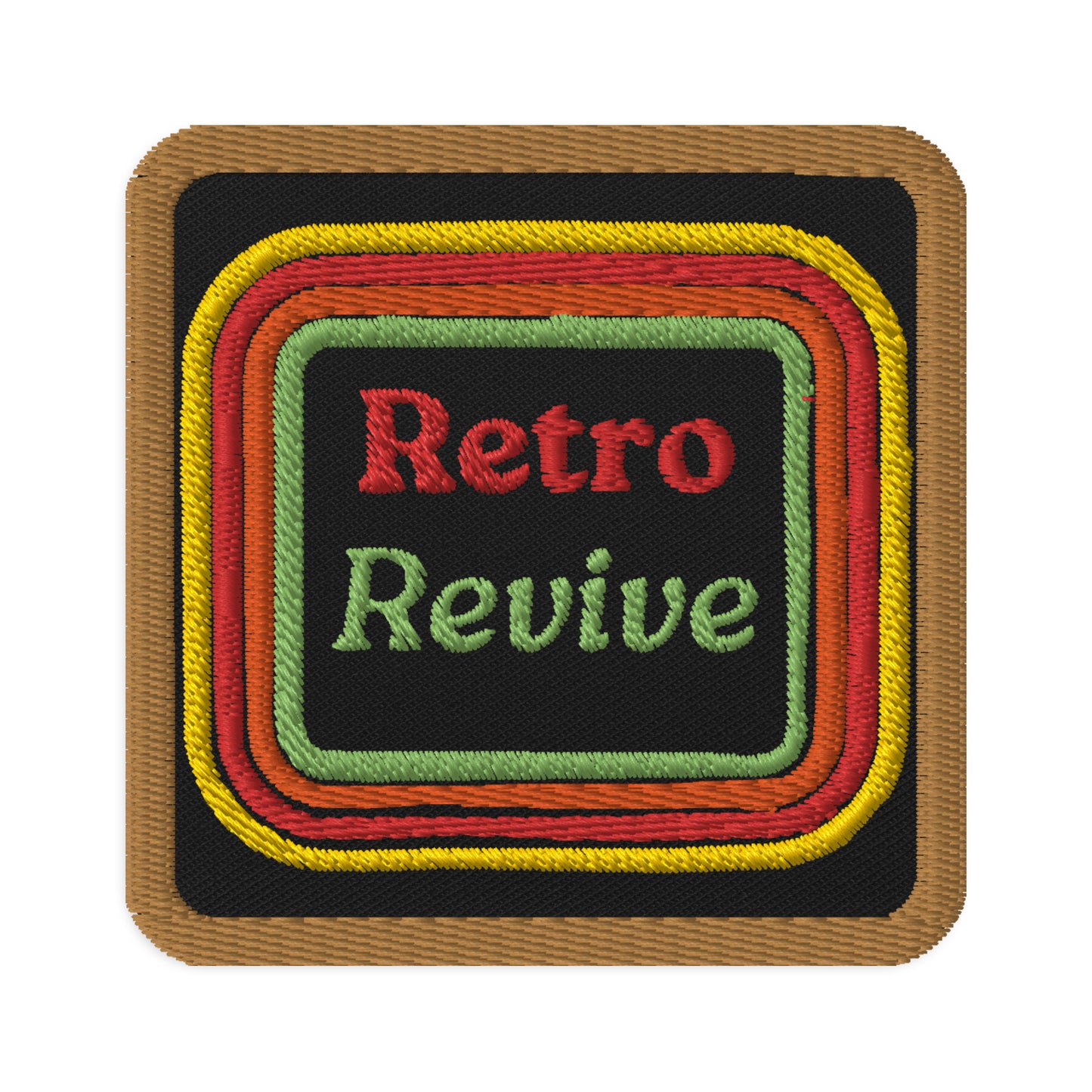 Retro Revive 70's Design Embroidered patches