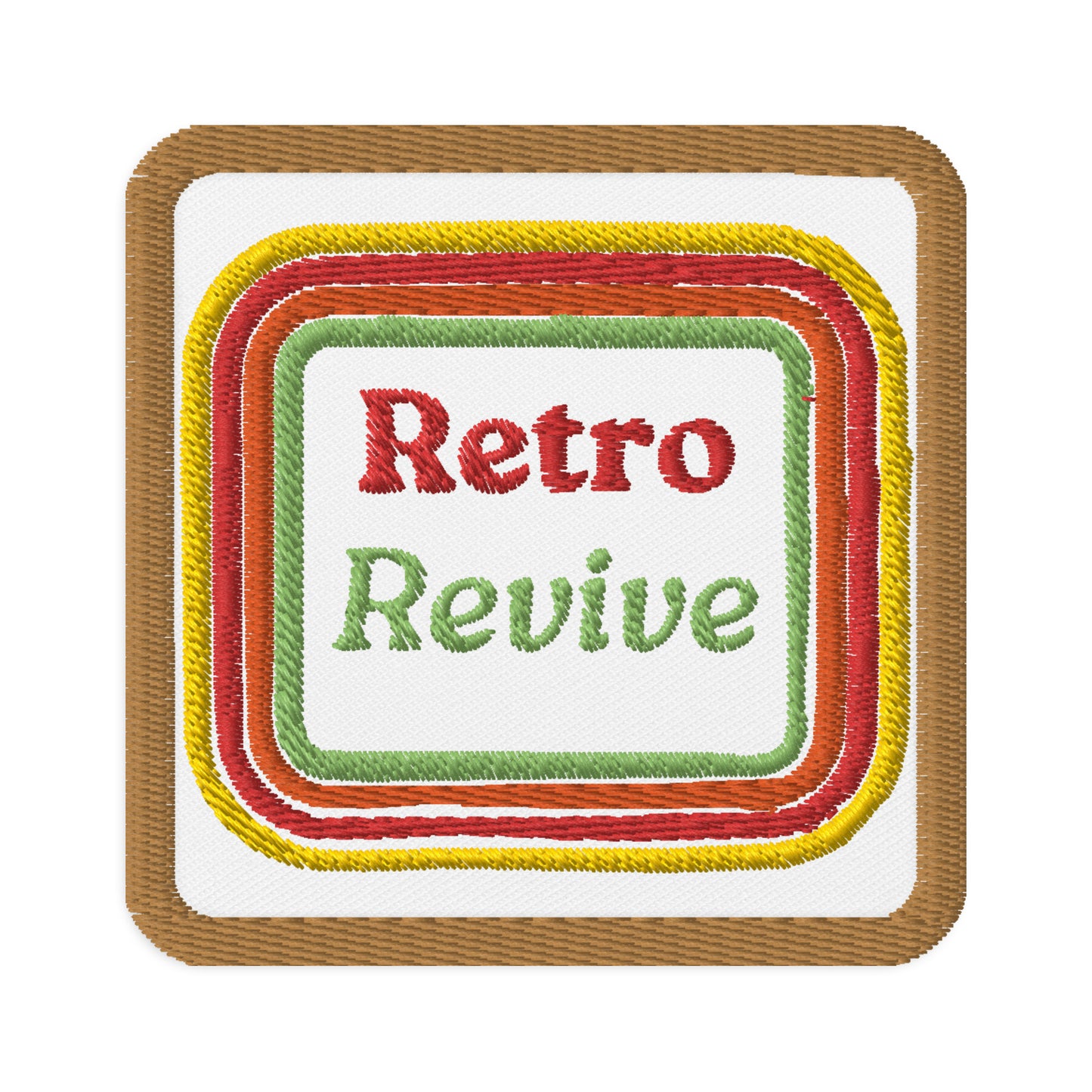Retro Revive 70's Design Embroidered patches