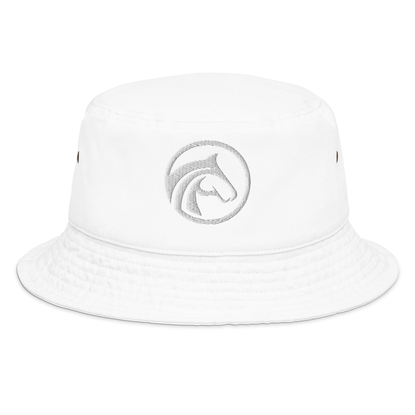 Rev 19:11 White Horse Fashion Bucket Hat