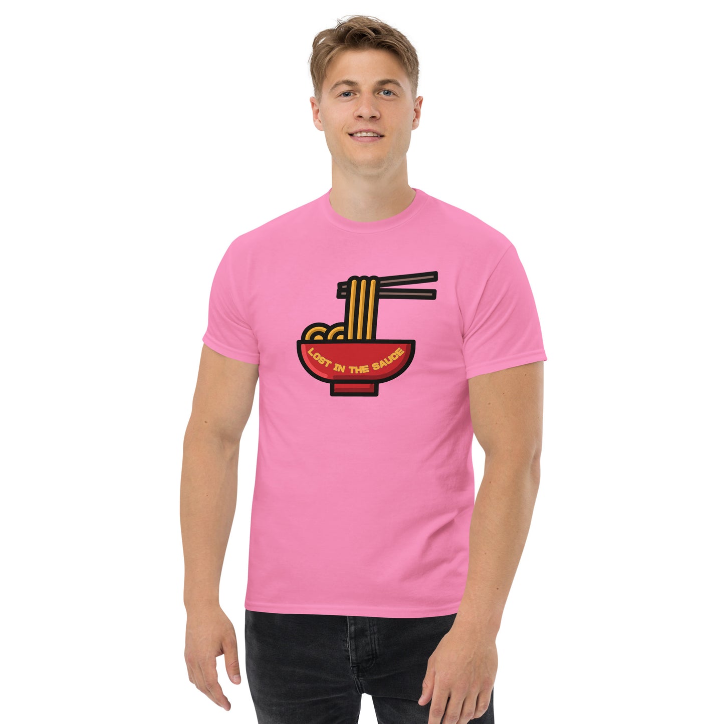 LOST IN THE SAUCE (ASIAN NOODLE) Men's classic tee