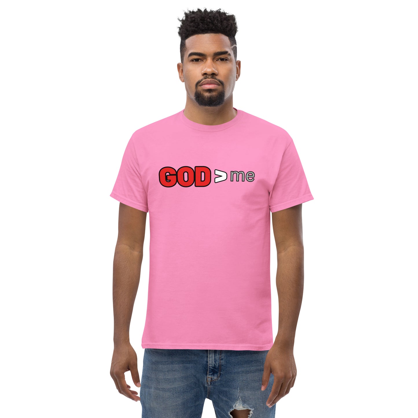 GOD > me Men's classic tee