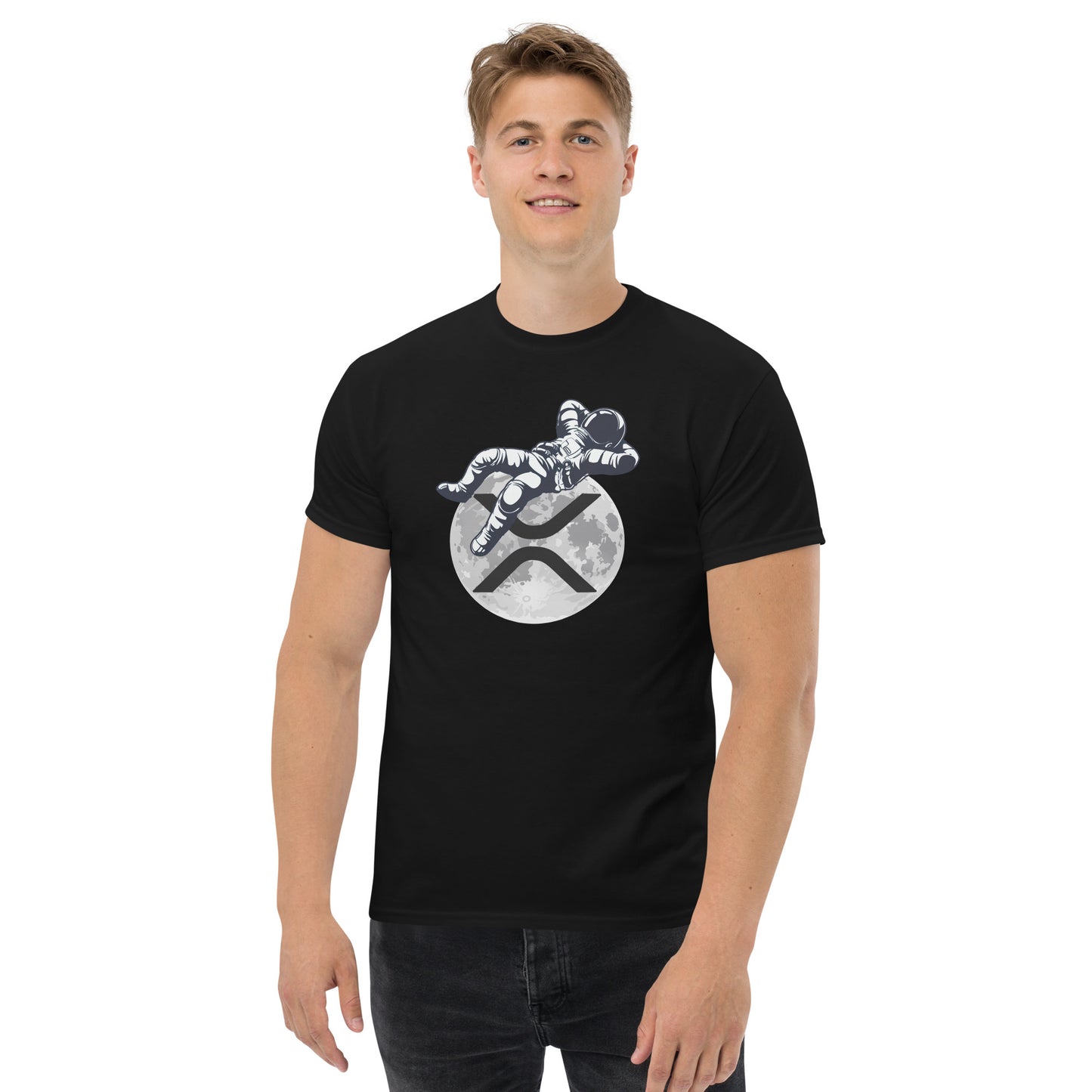 XRP MOON ASTRONAUT Men's classic tee