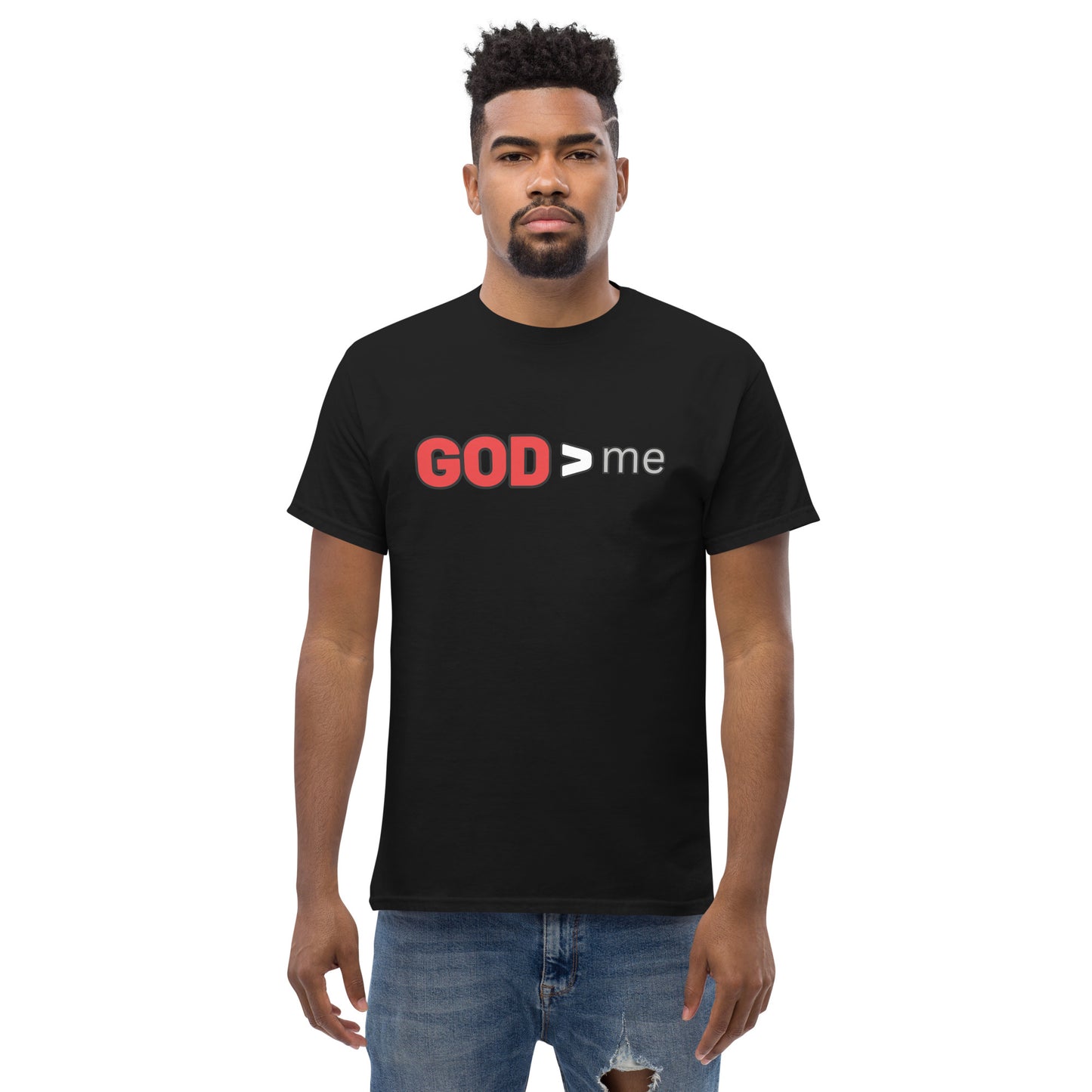 GOD > me Men's classic tee