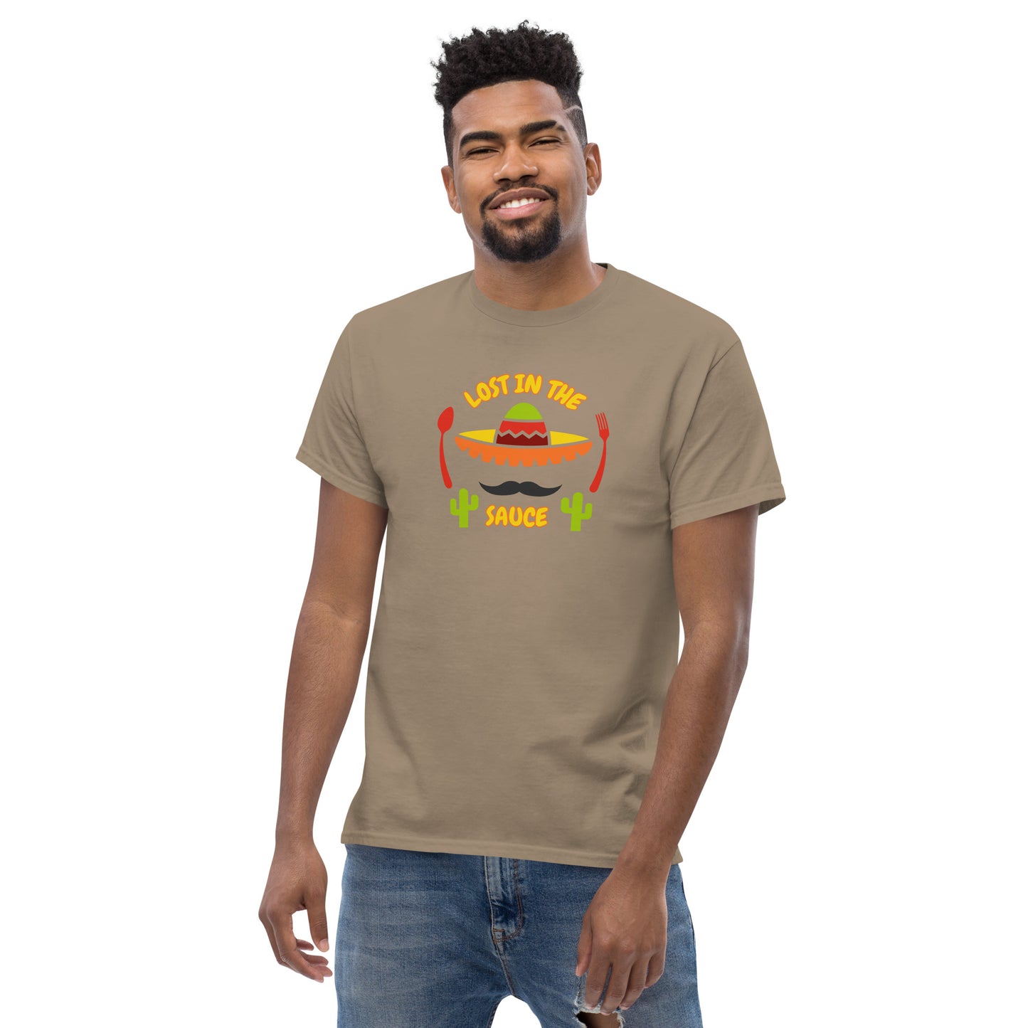 LOST IN THE SAUCE Sombrero Men's classic tee