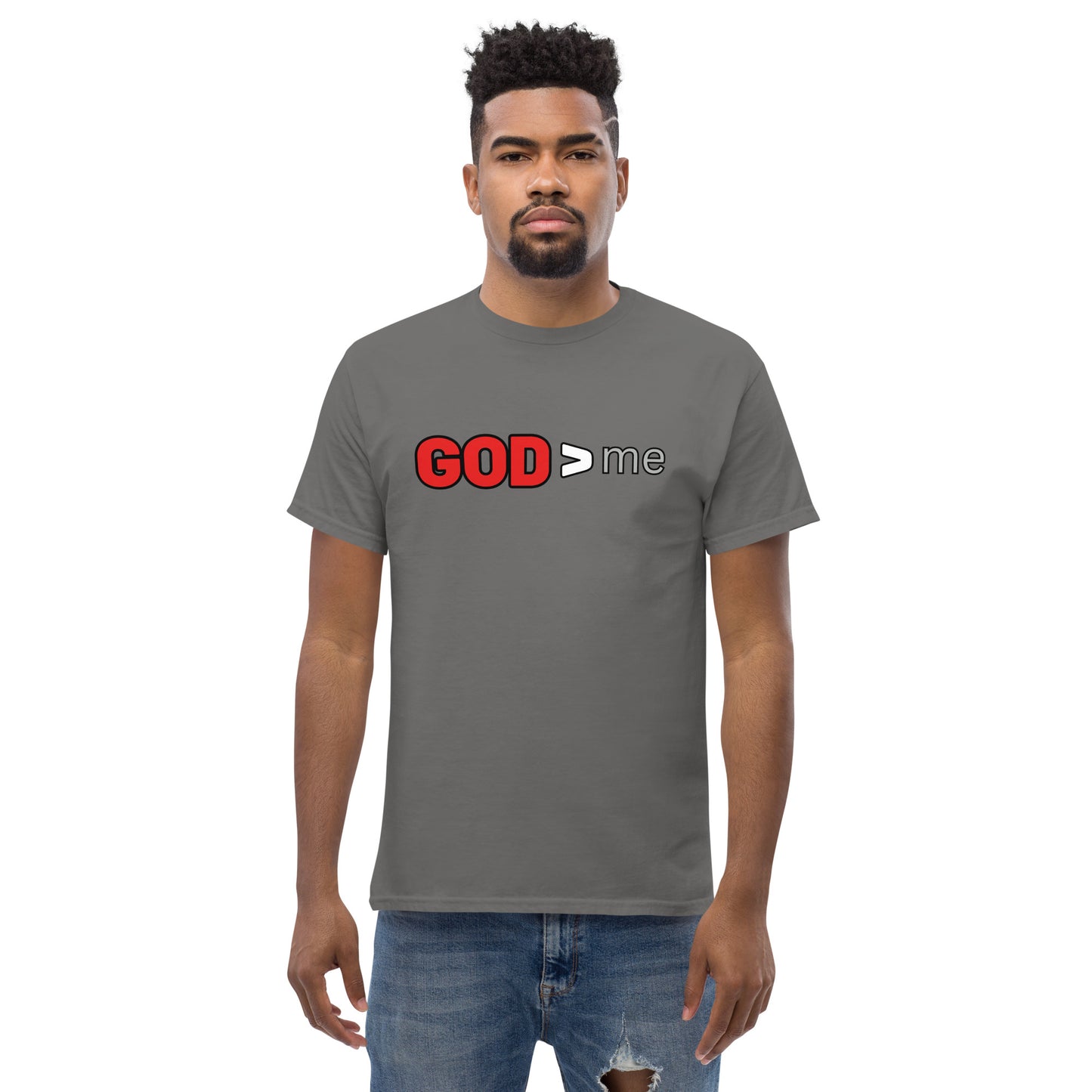 GOD > me Men's classic tee
