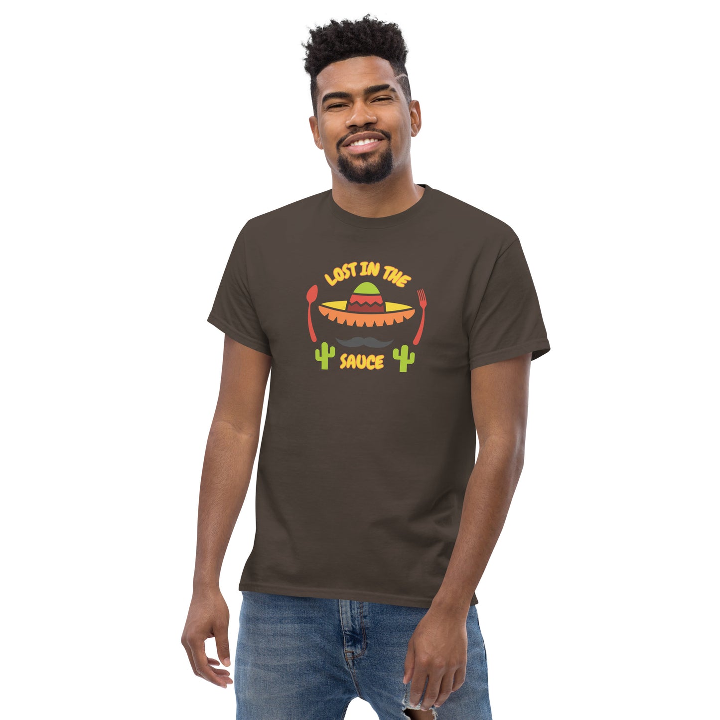 LOST IN THE SAUCE Sombrero Men's classic tee