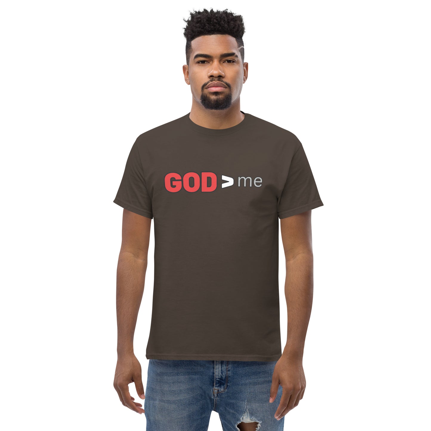 GOD > me Men's classic tee