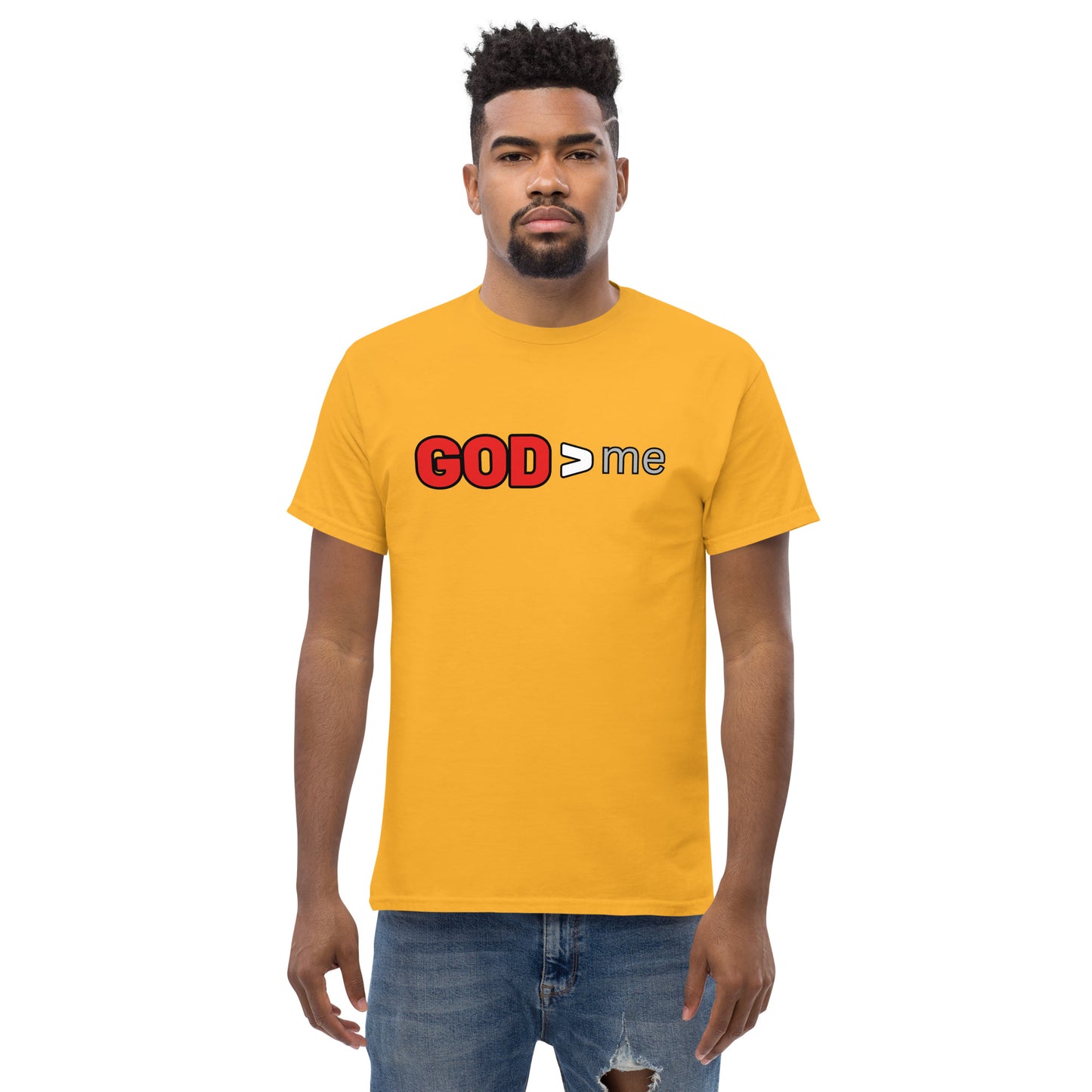 GOD > me Men's classic tee