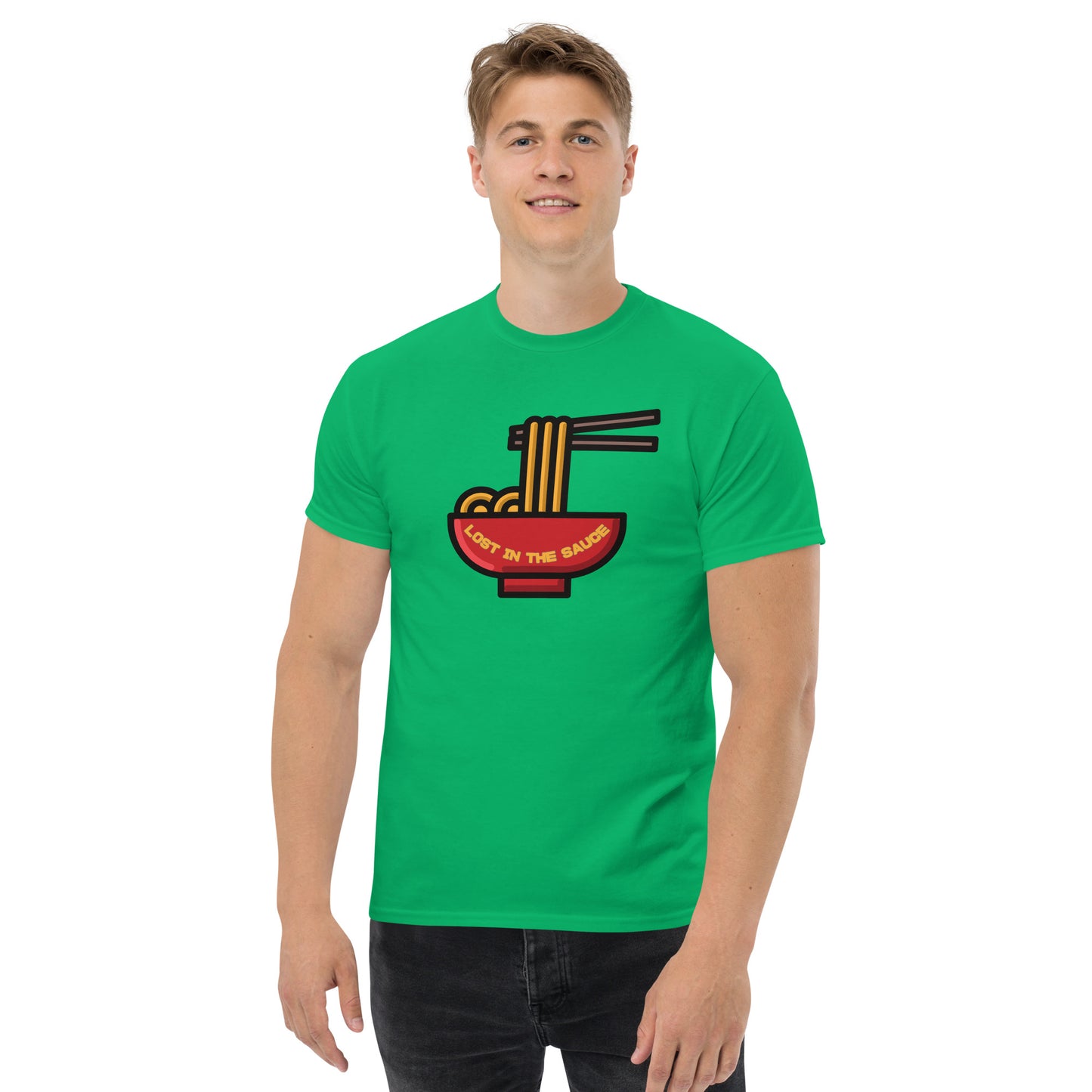LOST IN THE SAUCE (ASIAN NOODLE) Men's classic tee