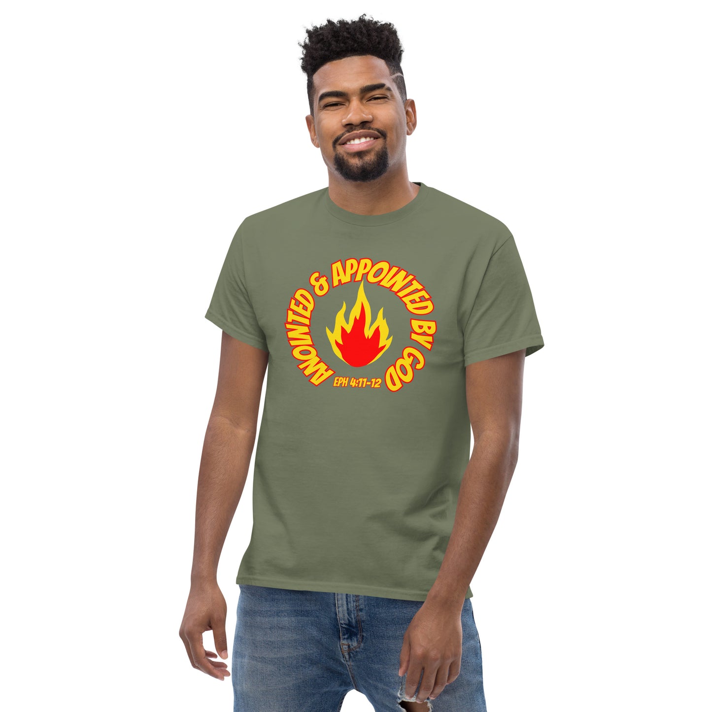 Anointed & Appointed By God Eph 4:11-12 Men's classic tee