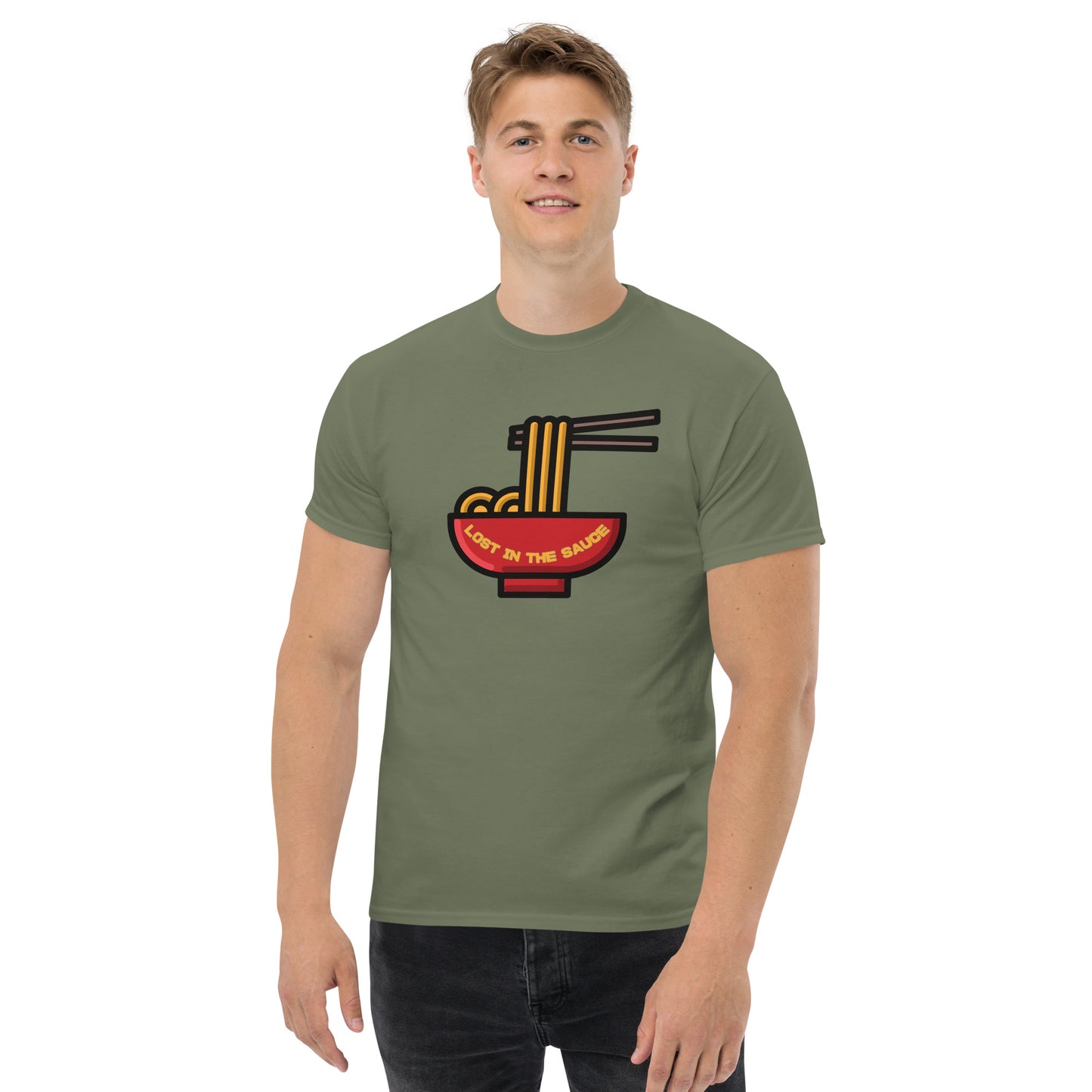 LOST IN THE SAUCE (ASIAN NOODLE) Men's classic tee