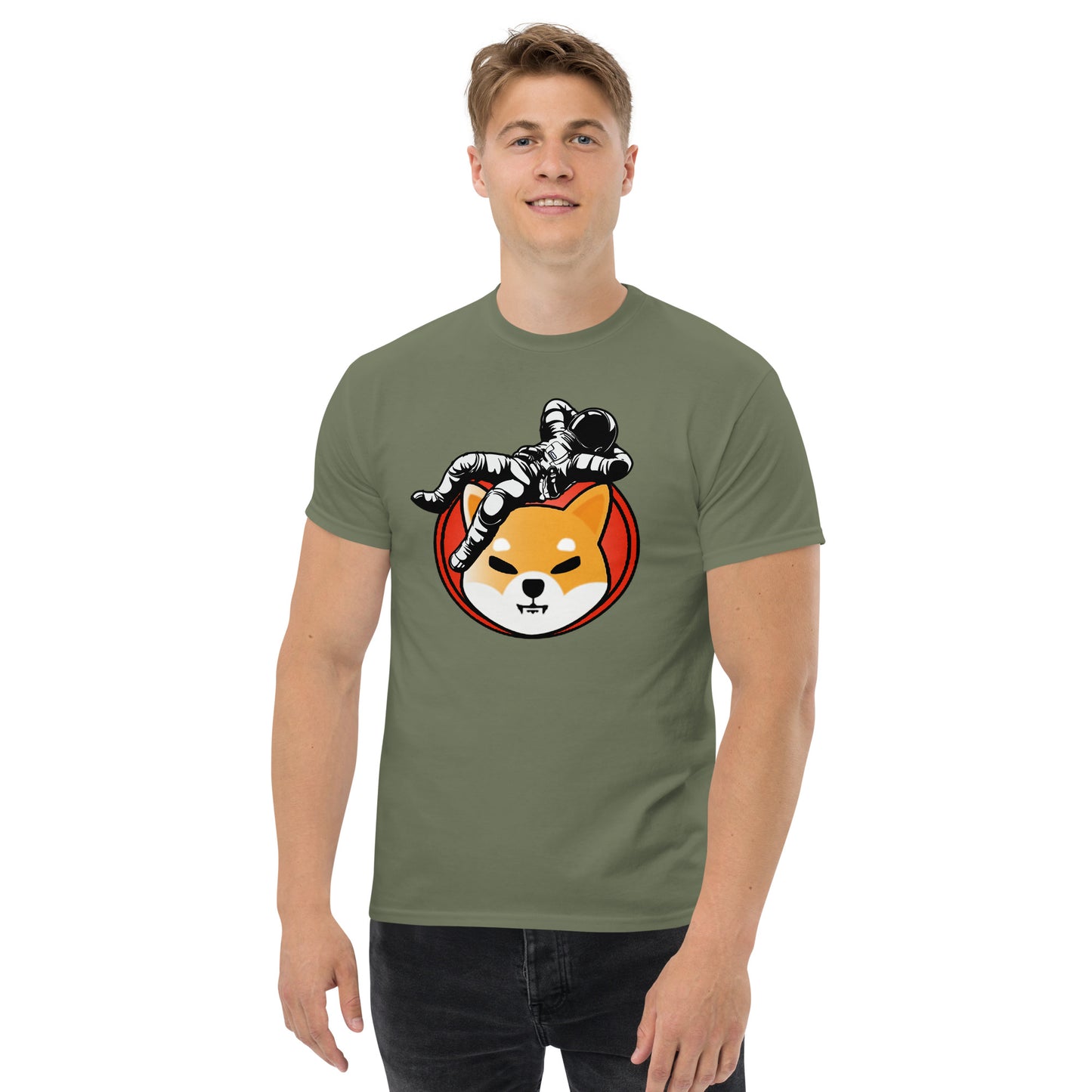 Shiba Inu To the Moon Men's classic tee