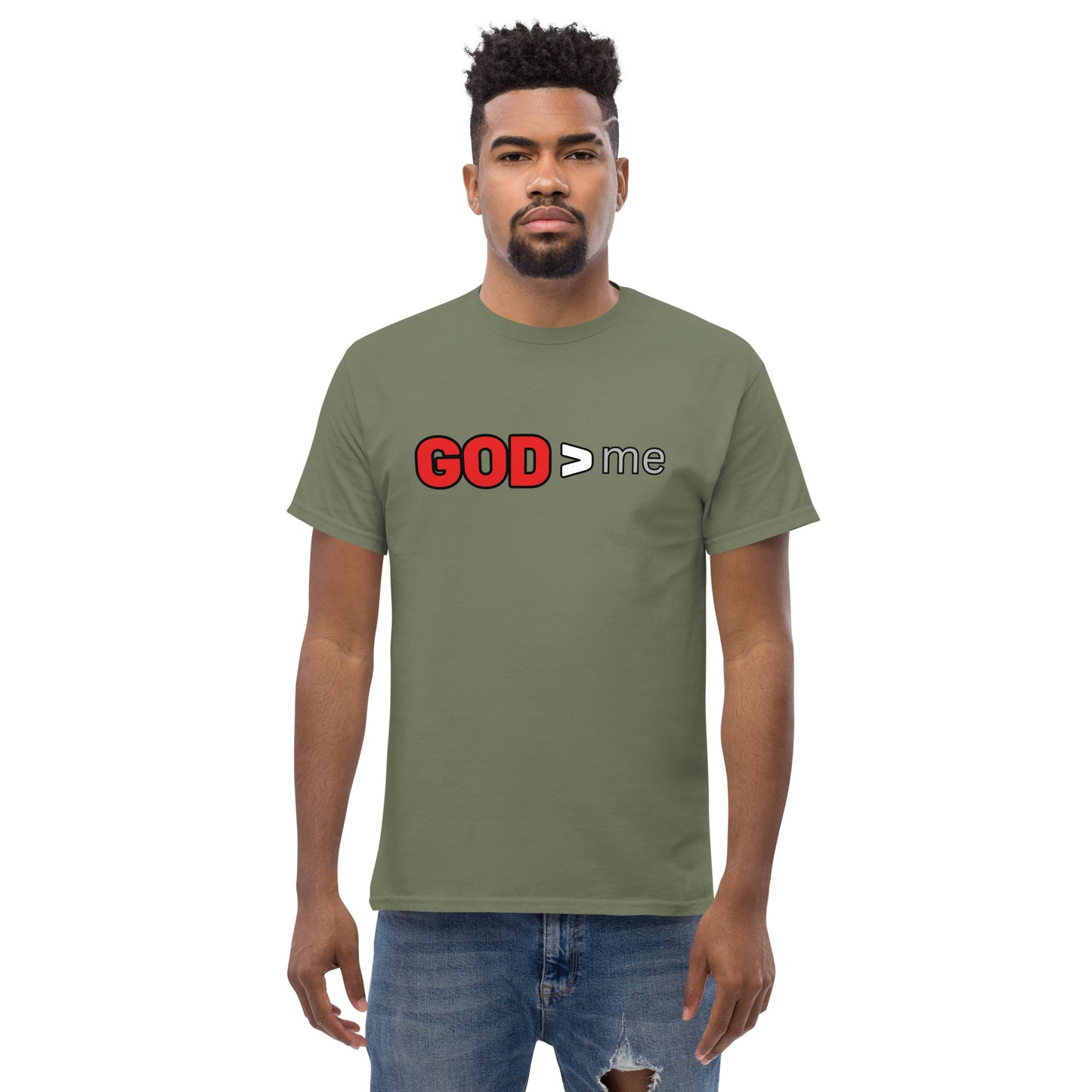 GOD > me Men's classic tee