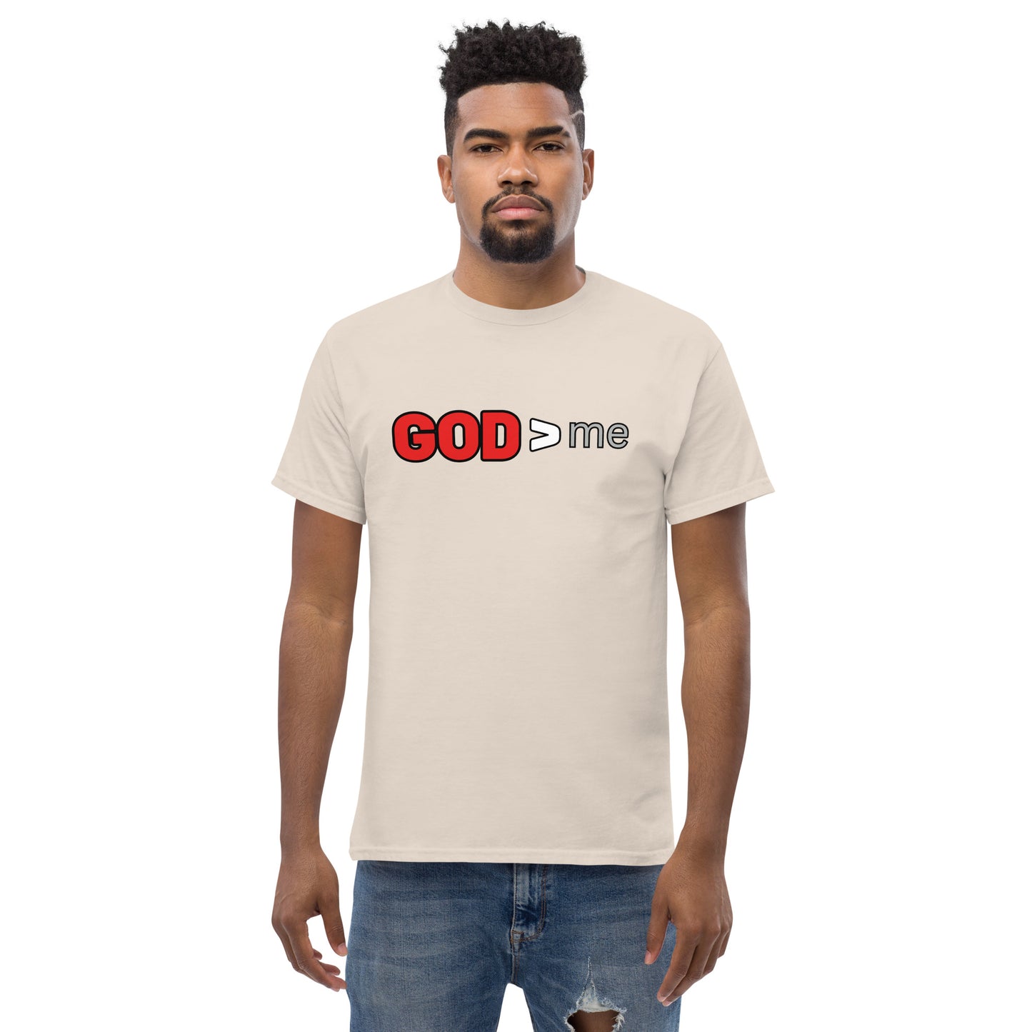 GOD > me Men's classic tee