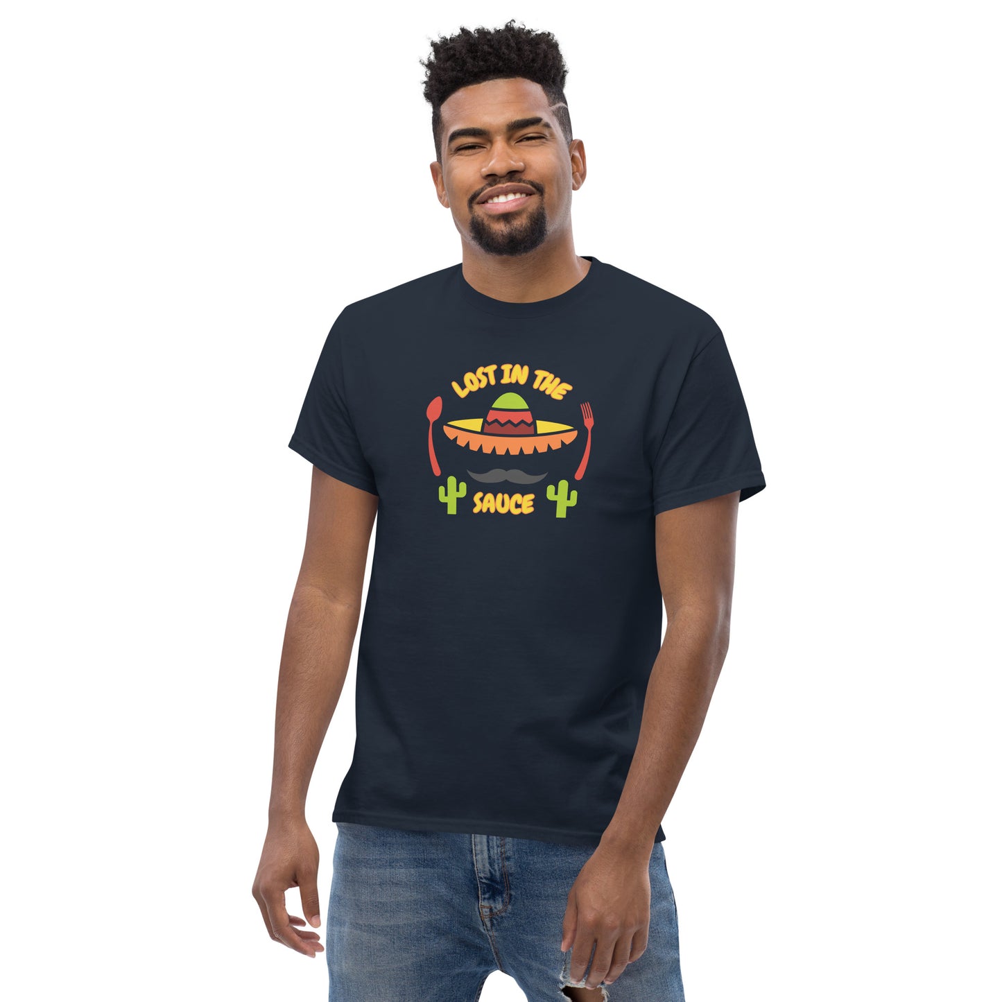 LOST IN THE SAUCE Sombrero Men's classic tee