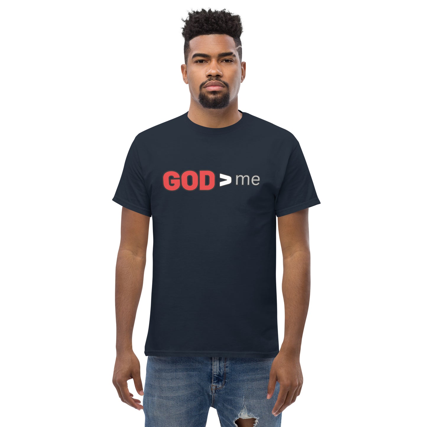 GOD > me Men's classic tee