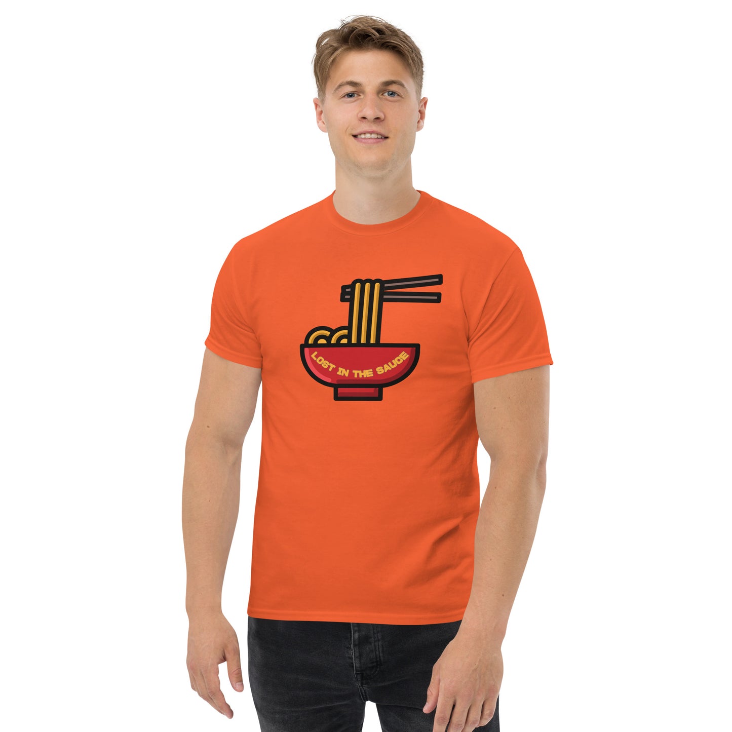 LOST IN THE SAUCE (ASIAN NOODLE) Men's classic tee