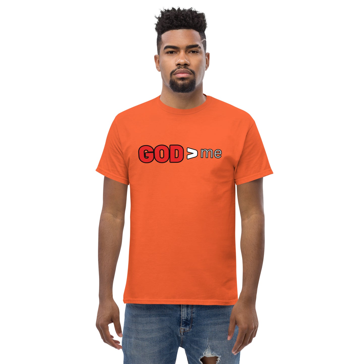 GOD > me Men's classic tee
