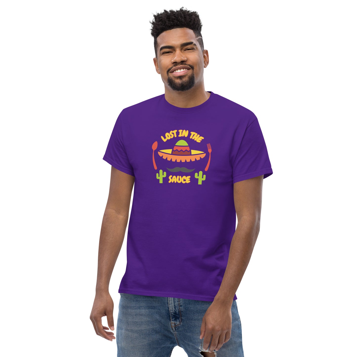 LOST IN THE SAUCE Sombrero Men's classic tee