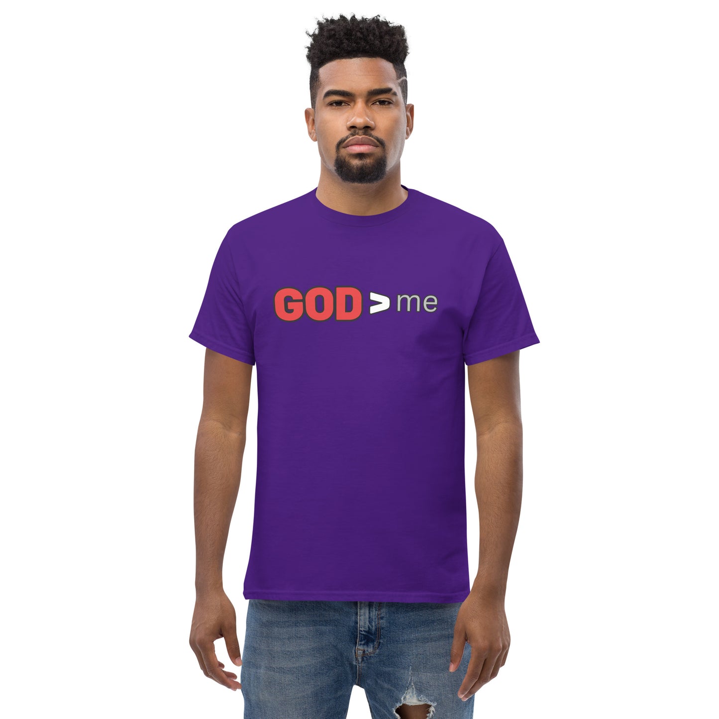 GOD > me Men's classic tee