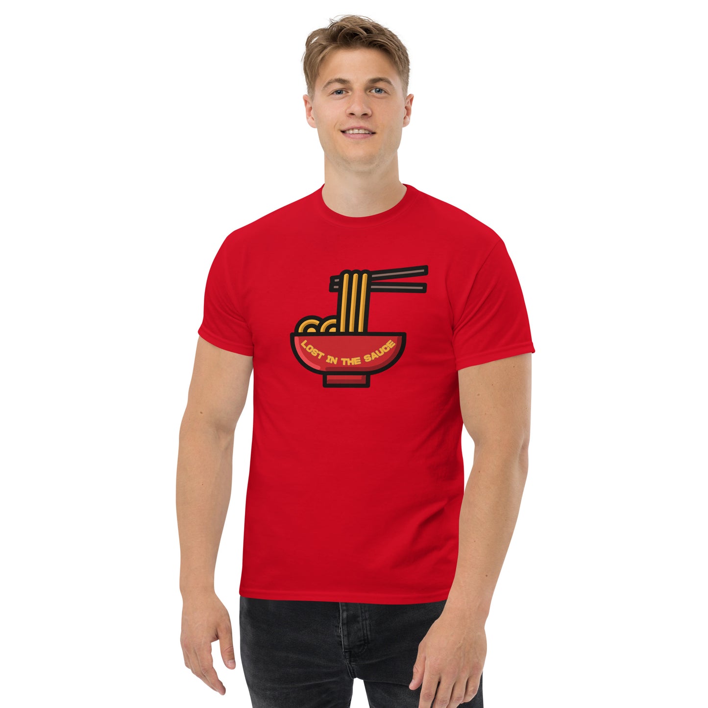 LOST IN THE SAUCE (ASIAN NOODLE) Men's classic tee