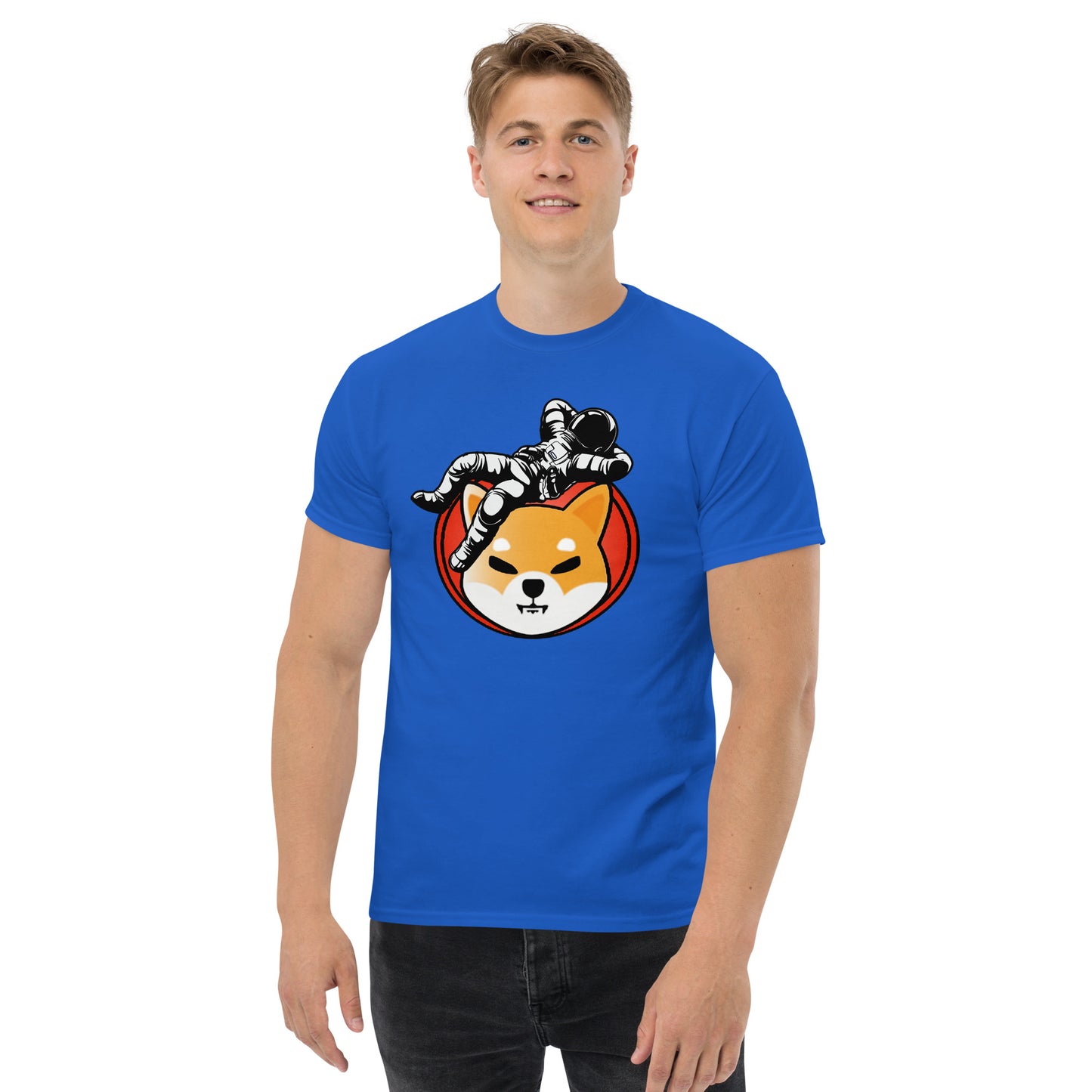 Shiba Inu To the Moon Men's classic tee