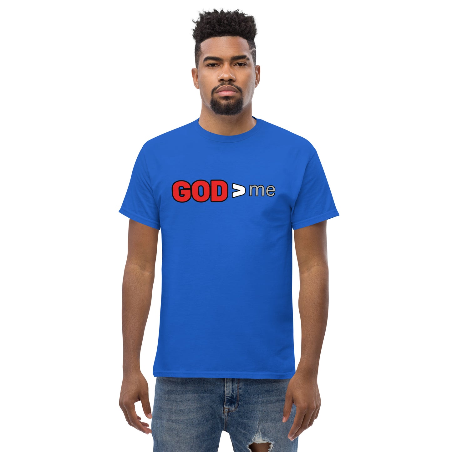 GOD > me Men's classic tee