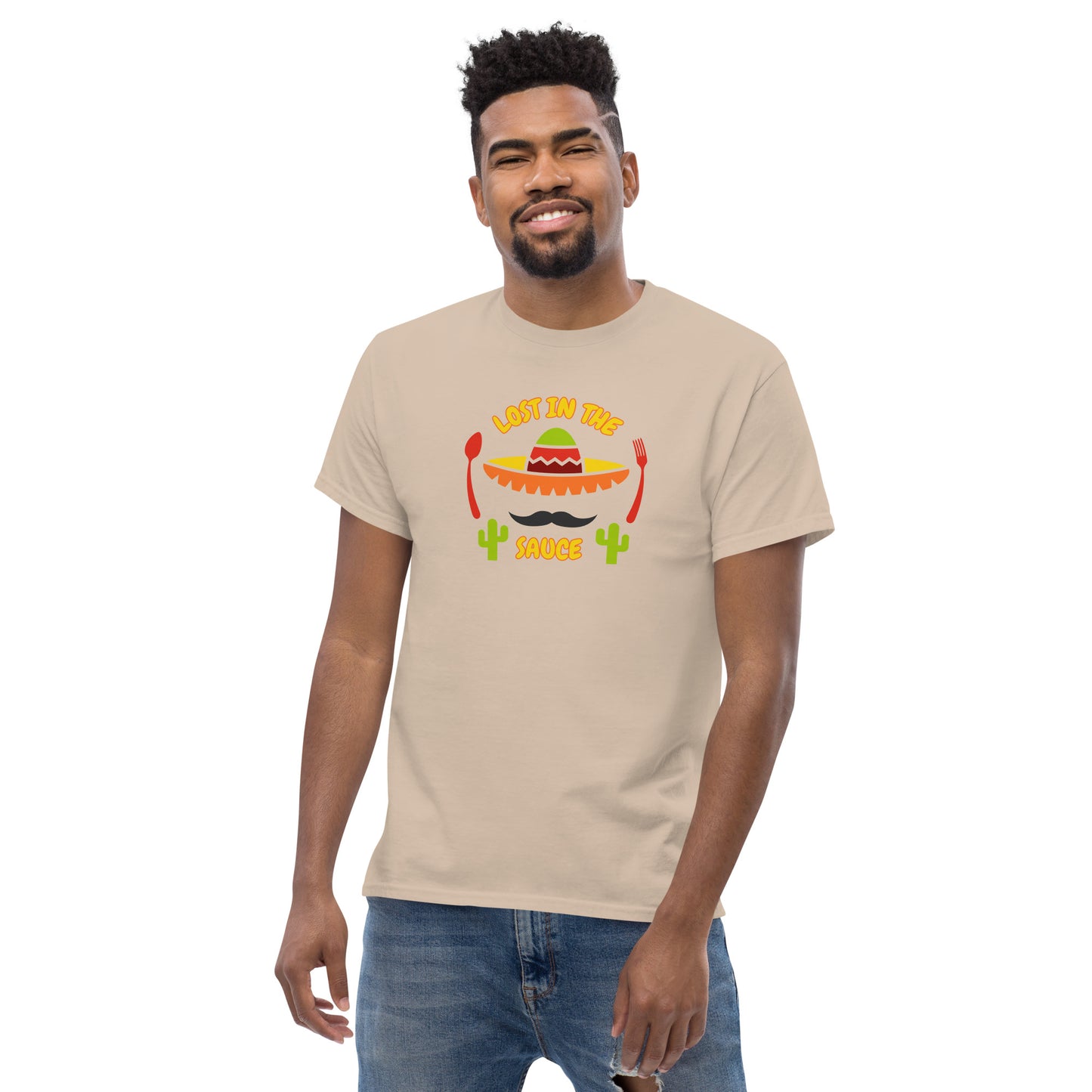 LOST IN THE SAUCE Sombrero Men's classic tee