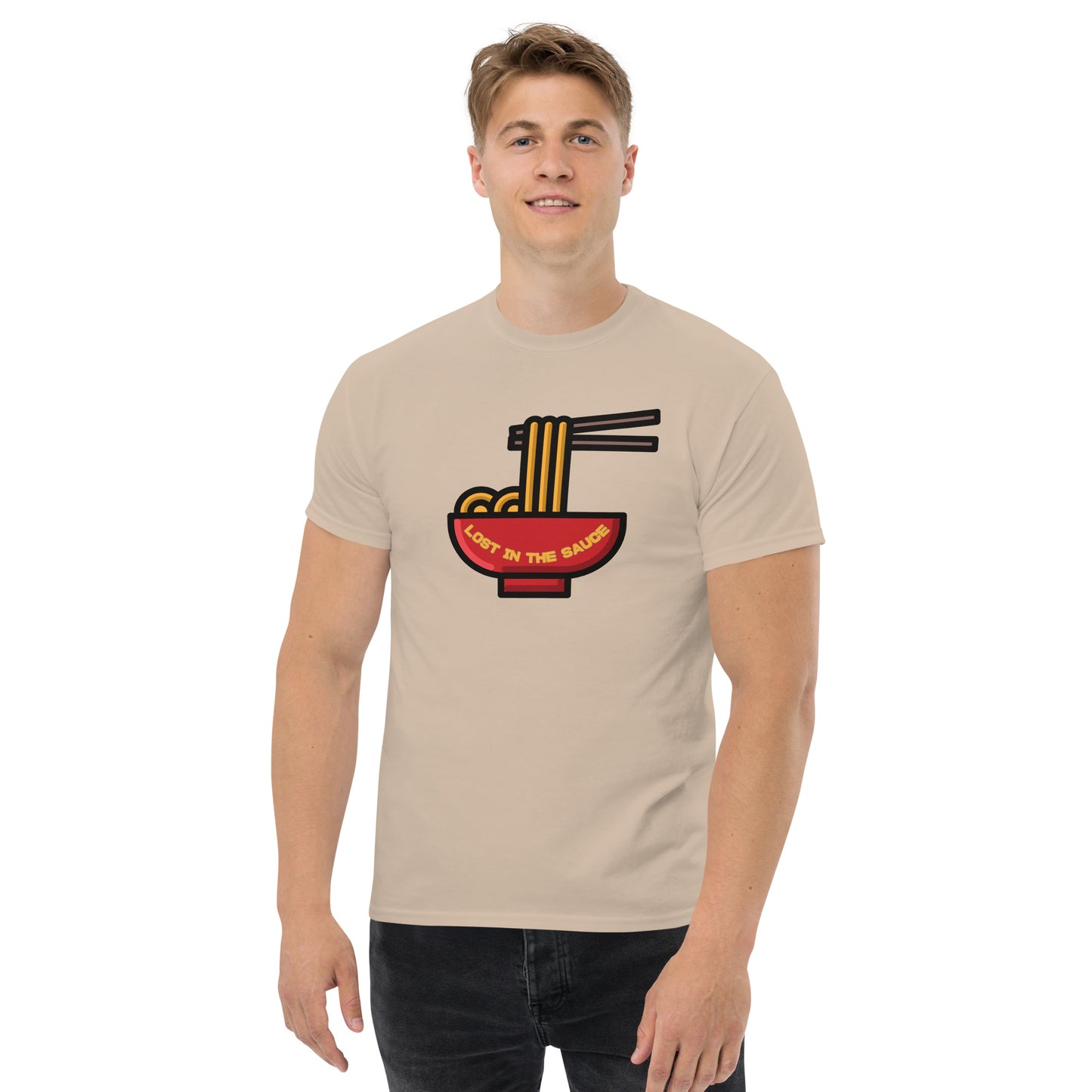 LOST IN THE SAUCE (ASIAN NOODLE) Men's classic tee