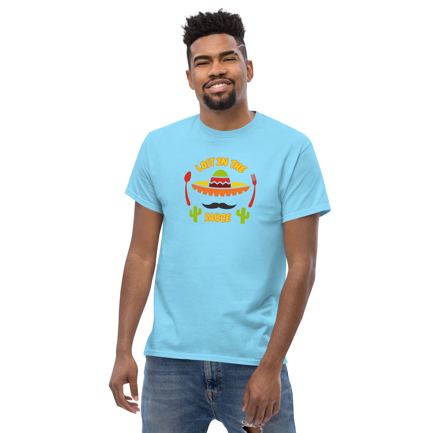 LOST IN THE SAUCE Sombrero Men's classic tee