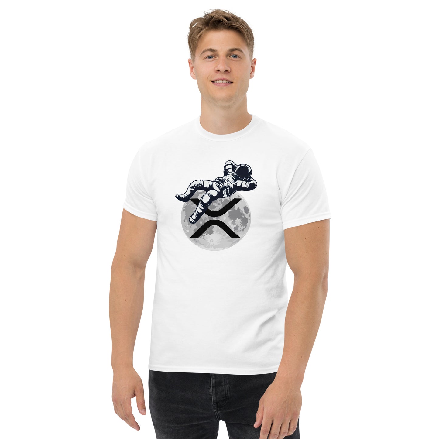 XRP MOON ASTRONAUT Men's classic tee
