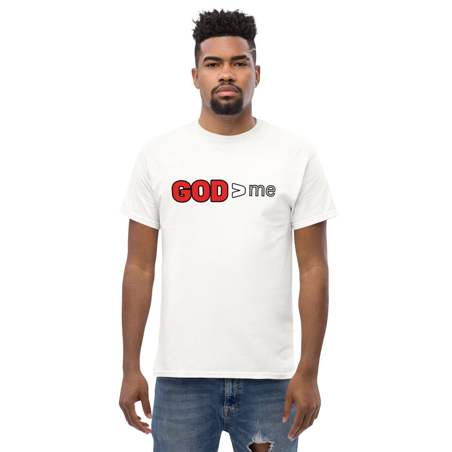 GOD > me Men's classic tee